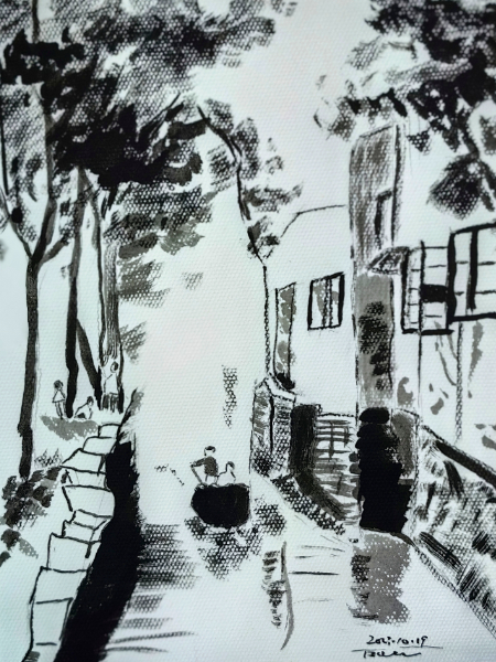 河流上的风光  水墨  37㎝x26cm  2.jpg